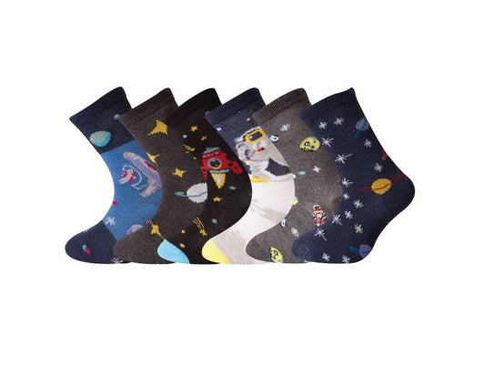 Children's Space Galaxy Socks B10731
