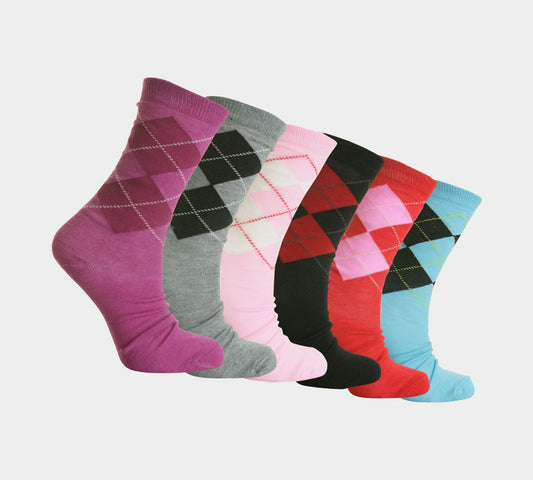 Coloured Design Socks L10745 Smart Suit Work Golf Cotton Blend Socks