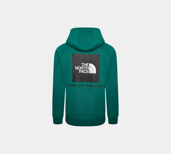 North face red on sale box logo hoodie