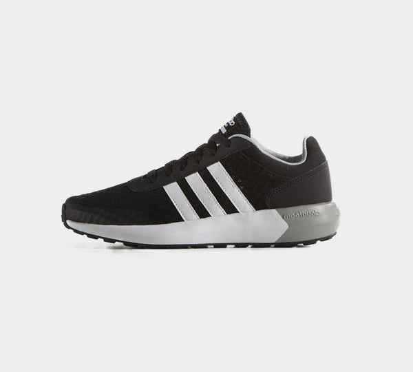 Adidas cloudfoam clearance race black white