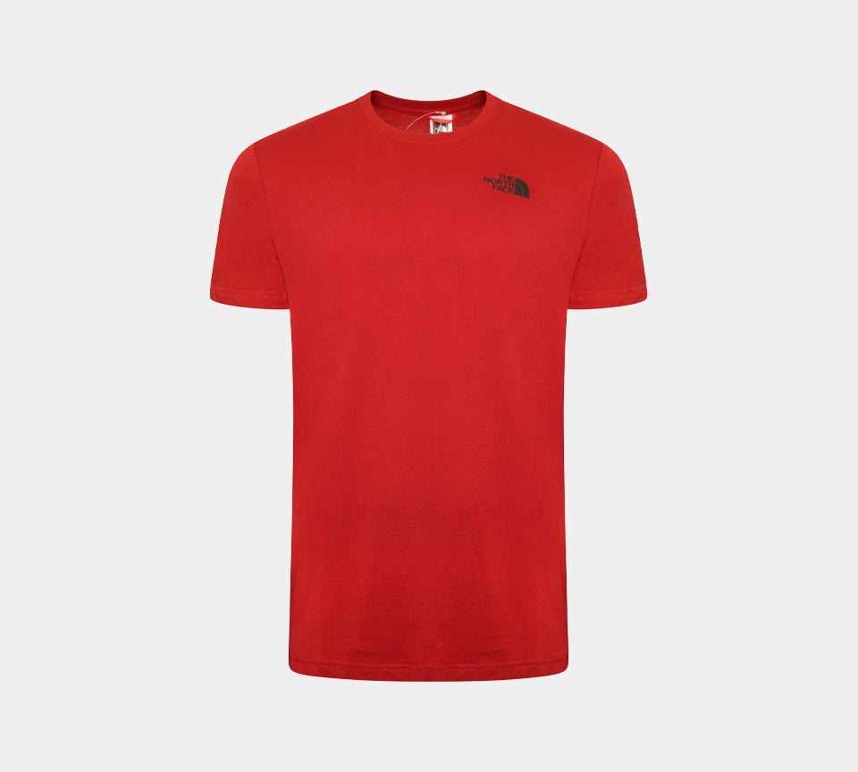 The North Face Red Box Logo Tee Aster Red