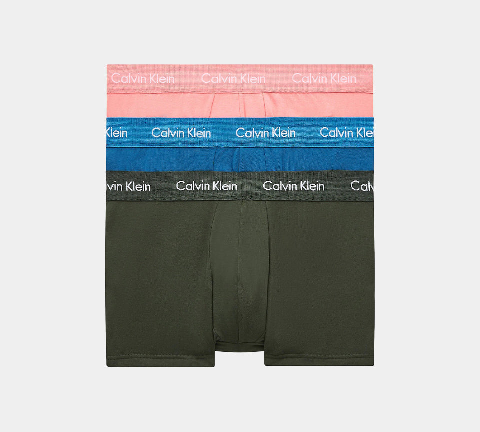 Calvin Klein - 3 Pack Low Rise Trunks - Cotton Stretch