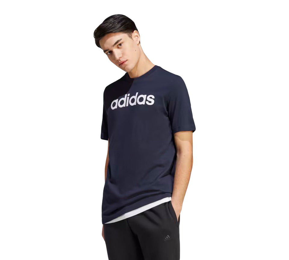 Adidas Essentials Single Jersey Linear Embroidered Logo