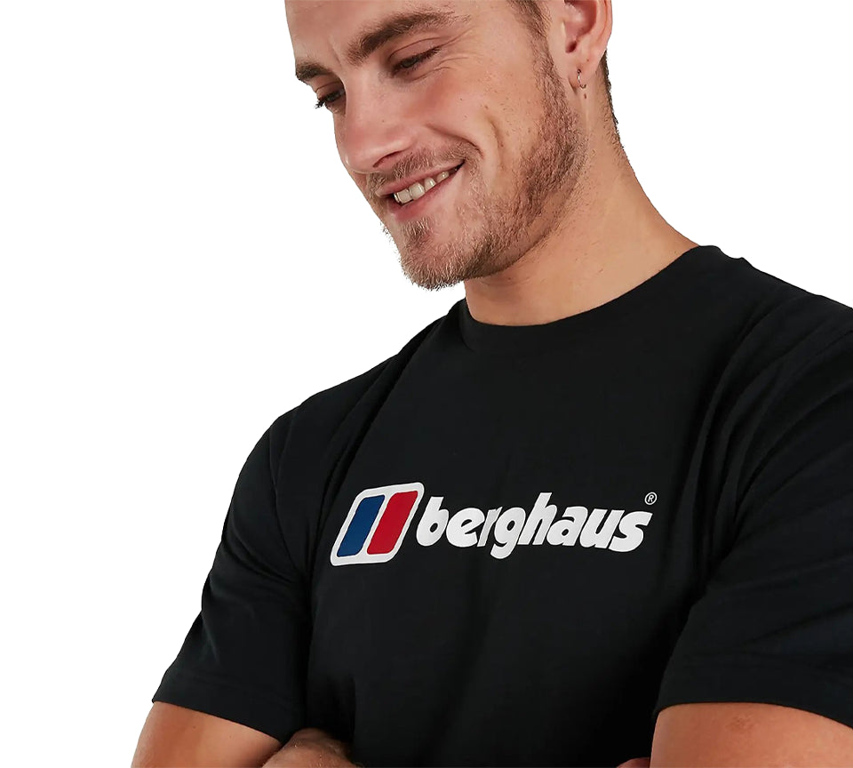 Berghaus - T-shirt bio à grand logo classique