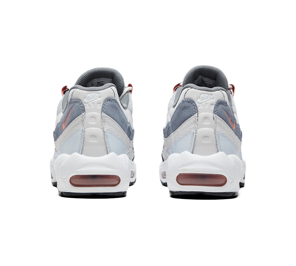 Nike air max on sale 95 silver red