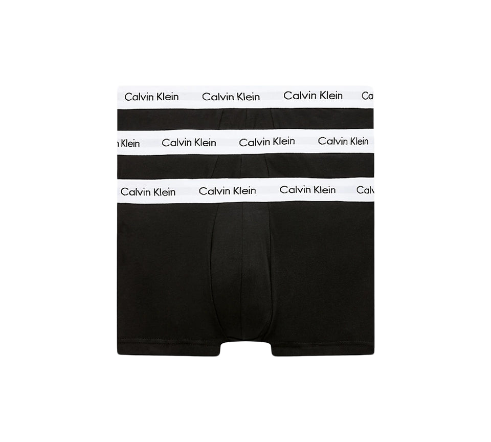 Calvin Klein - 3 Pack Low Rise Trunks - Cotton Stretch