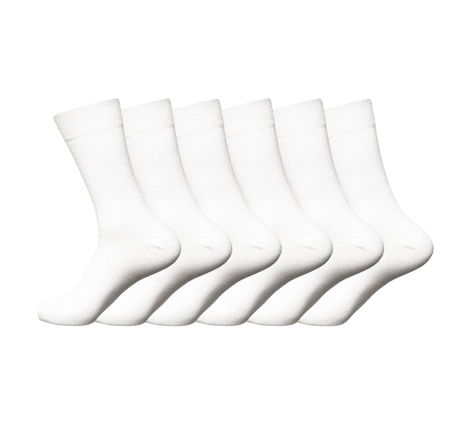 Non Elastic Men's 6 & 12 Pairs Diabetic M10524 Socks Black/Grey/White UK 6-11