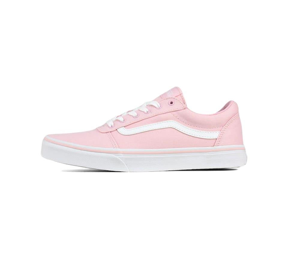 Vans Ward VN0A3TFWVUZ1 Canvas-Schnürsneaker, Rosa, UK 4–5