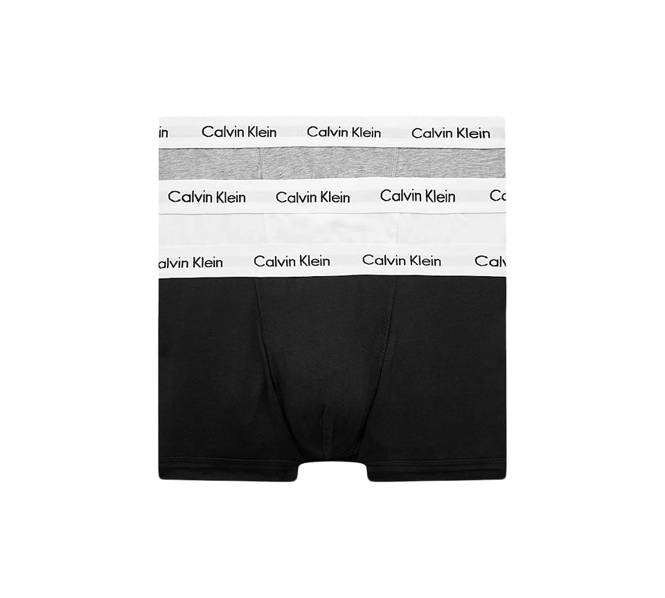 Calvin Klein - 3 Pack Low Rise Trunks - Cotton Stretch