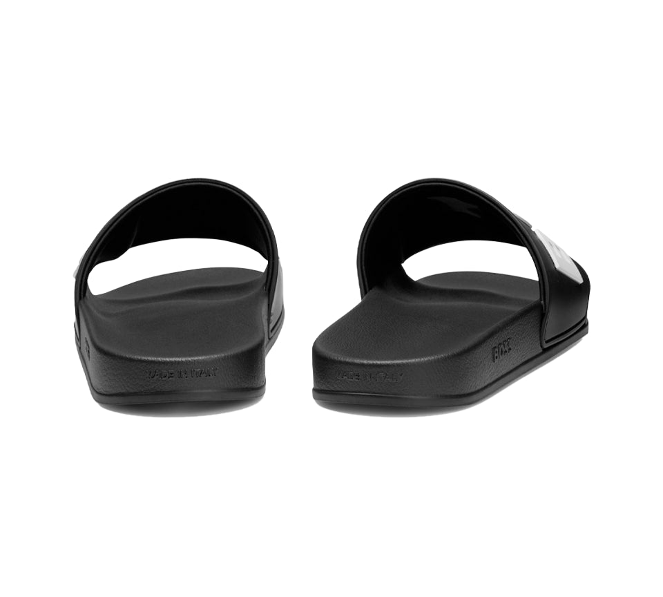 Hugo Boss Italian-Made 50425152001 Slides Black UK 7-10