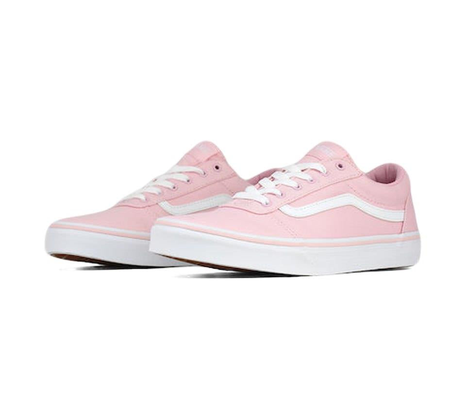 Vans Ward VN0A3TFWVUZ1 Canvas-Schnürsneaker, Rosa, UK 4–5