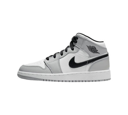 Jordan 1 Mid Light Smoke Grey GS