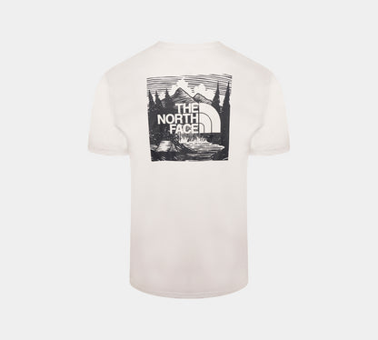 The North Face Red Box Celebration Logo Tee White