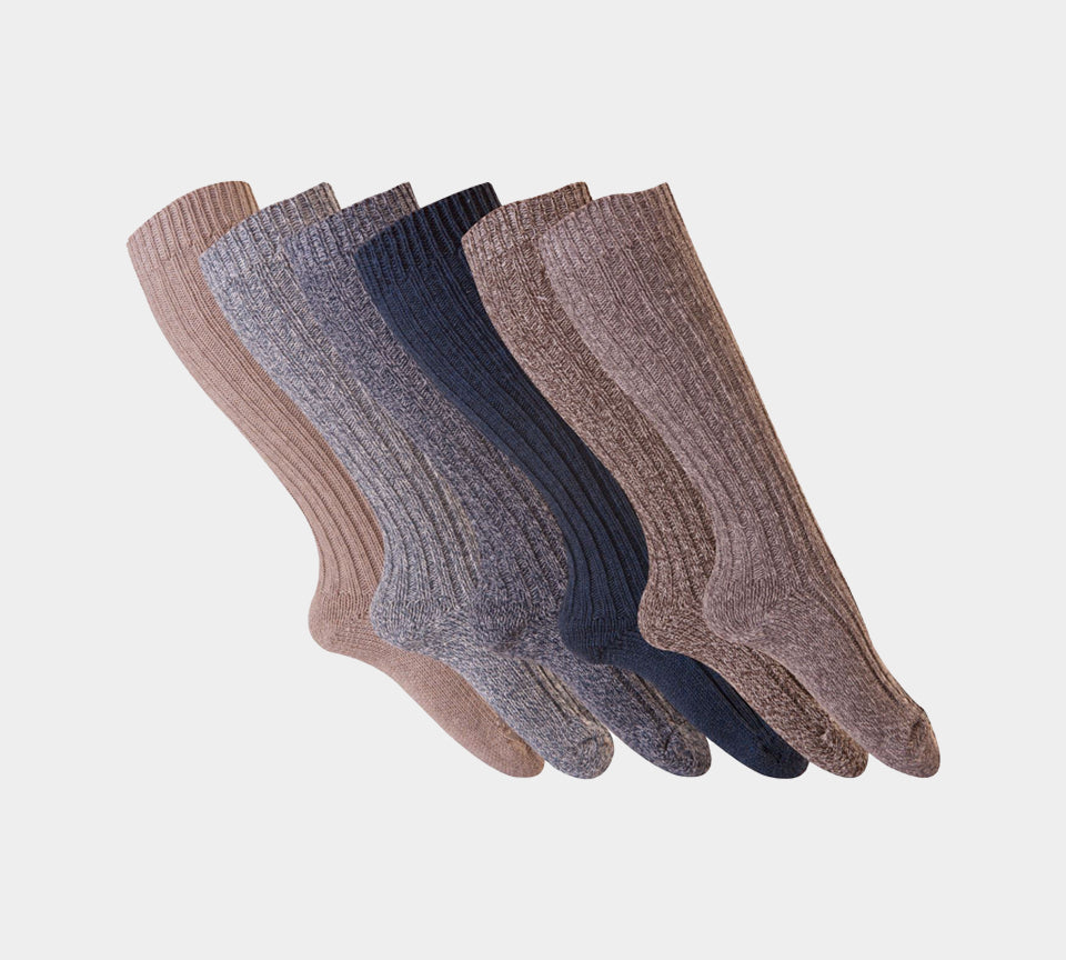 Feel Fresh Long Wool Socks UK-3