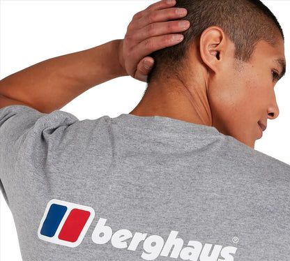 Berghaus Organic Classic Logo 4-A001112GA0 T-Shirt Grey UK S-2XL