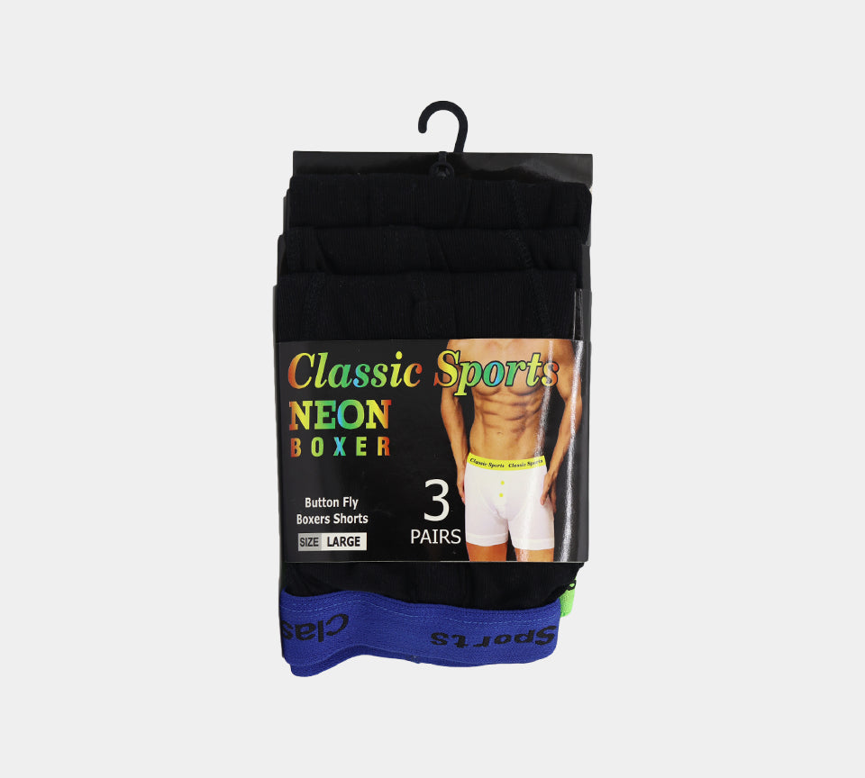 Classic Sports Neon CS64N Boxers Shorts