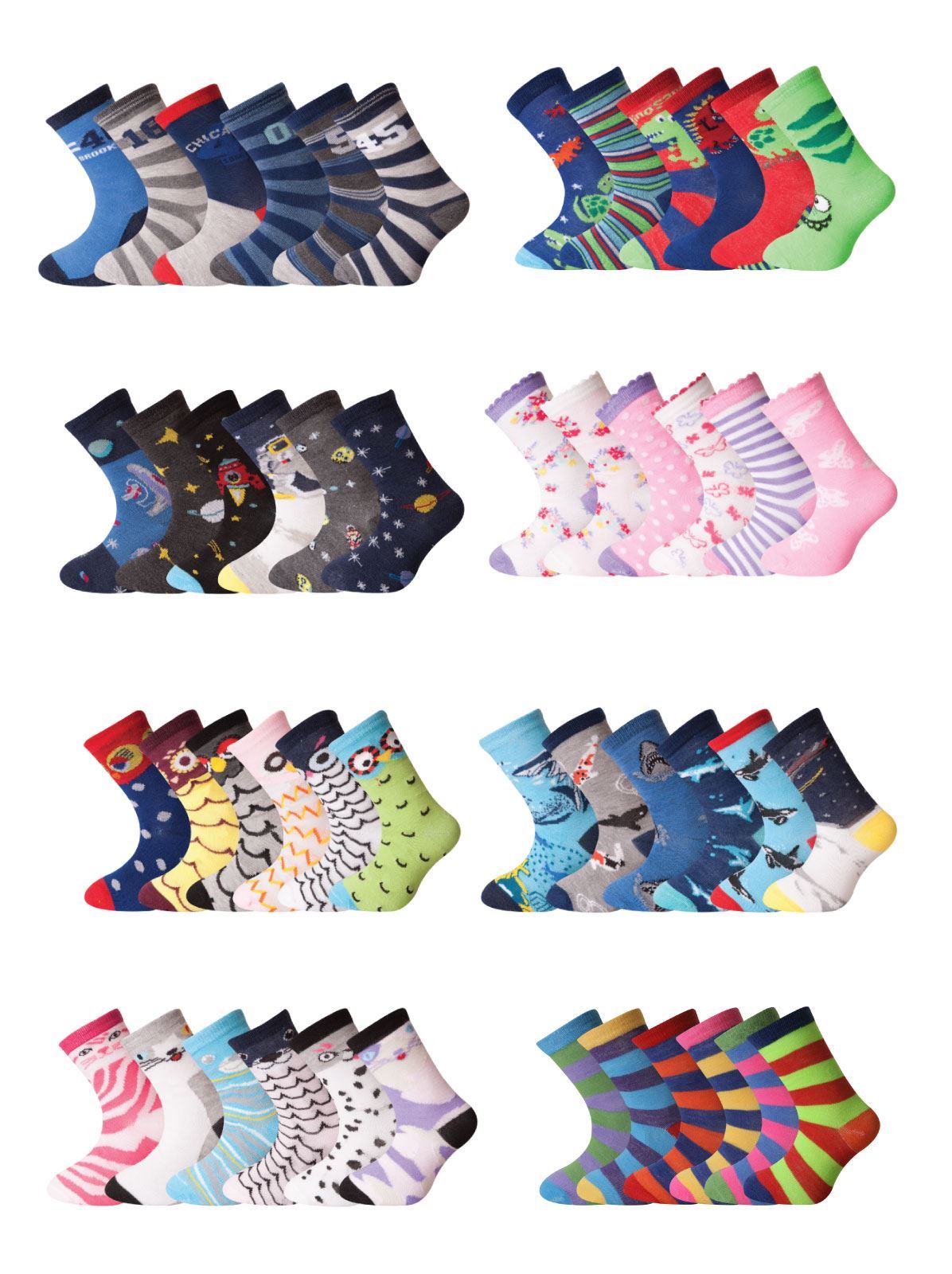 Kids Boys Girls Socks B10730 Children Baby Designer Fashion Socks