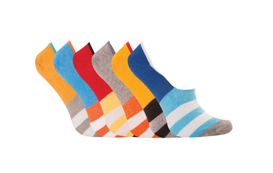 Ladies Invisible No Show Liner Pump Secret Multicoloured Footsies Socks UK 4-7
