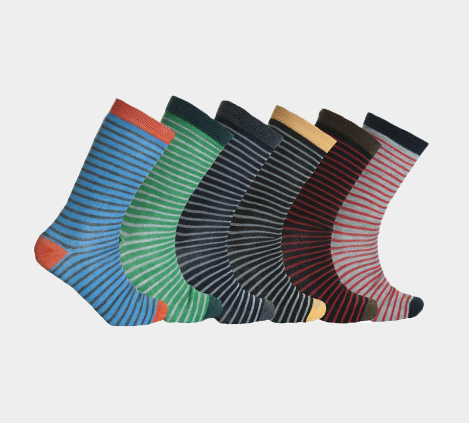 Calvin Coloured Design M10795 Smart Suit Work Golf Cotton Blend Socks