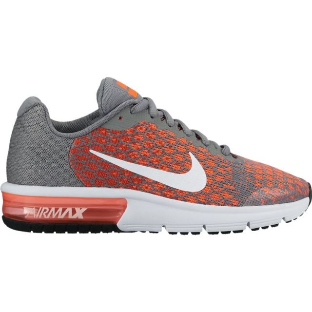 NIKE AIR MAX SEQUENT 2 869993 002 GREY/ORANGE JUNIOR