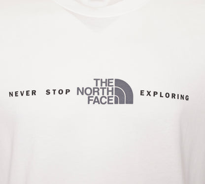 The North Face Short Sleeve Crew Neck T93JYLKZ7 Cotton Tee White UK XS-XL
