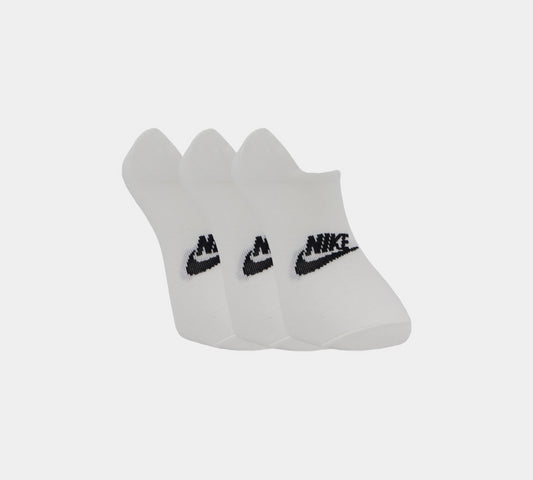 3 Pairs Nike No-Show Socks SK0111 100 White S-L