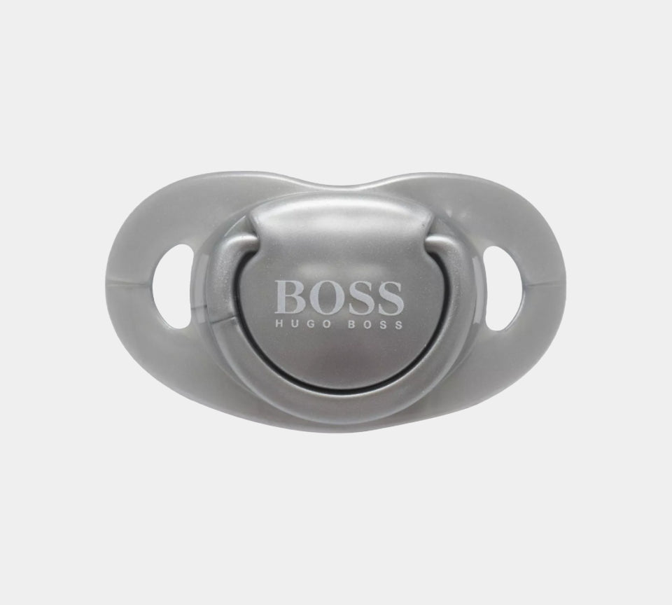 Hugo Boss Baby Infant Dummy J90T59016 Pacifier Silver One Size