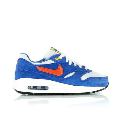 NIKE AIR MAX 1 (GS) BLUE/ORANGE/WHITE 555766 108 Youth