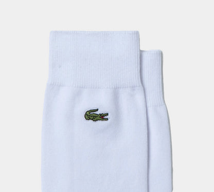 3-Pack Lacoste Cotton Blend RA4744 00 737 Socks White/Green