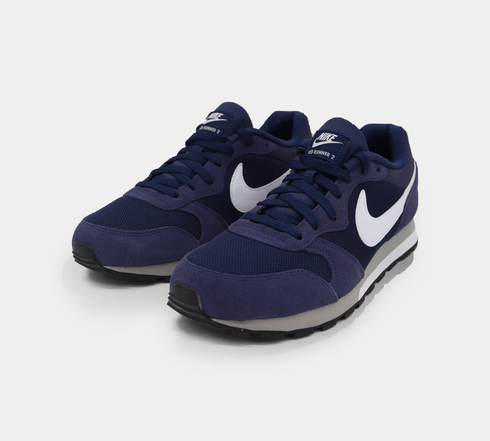 Nike MD Runner Textile 749794410 Trainers Navy UK 6