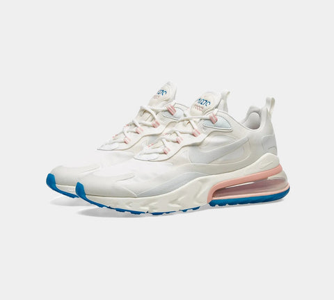Nike Air Max 270 React AT6174 100 Trainers White/Pink UK 3 & 6