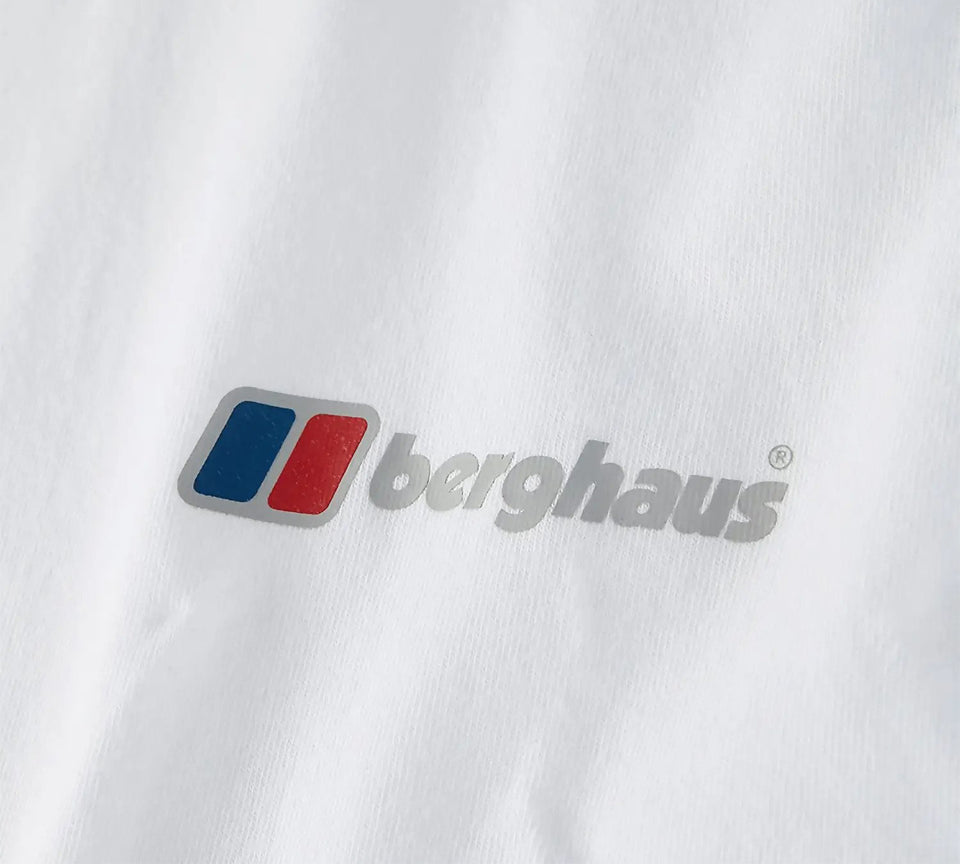 Berghaus Organic Classic Logo 4A001110H03 T-Shirt White UK S-2XL