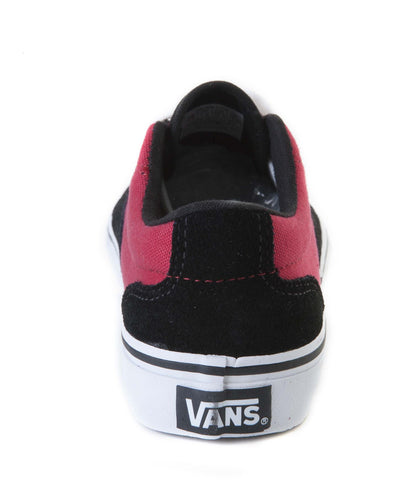 Vans Kress Black/Red Plimsolls VN-0 NLF458 Shoes UK 10-1