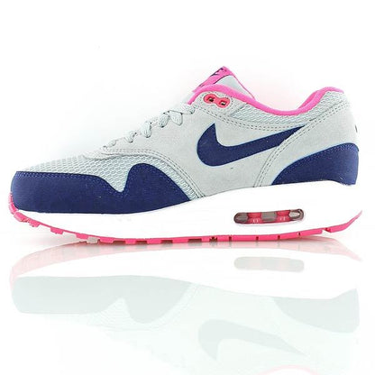 Nike Air Max 1 Essential 599820 003 Trainers Grey/Blue/Pink UK 4