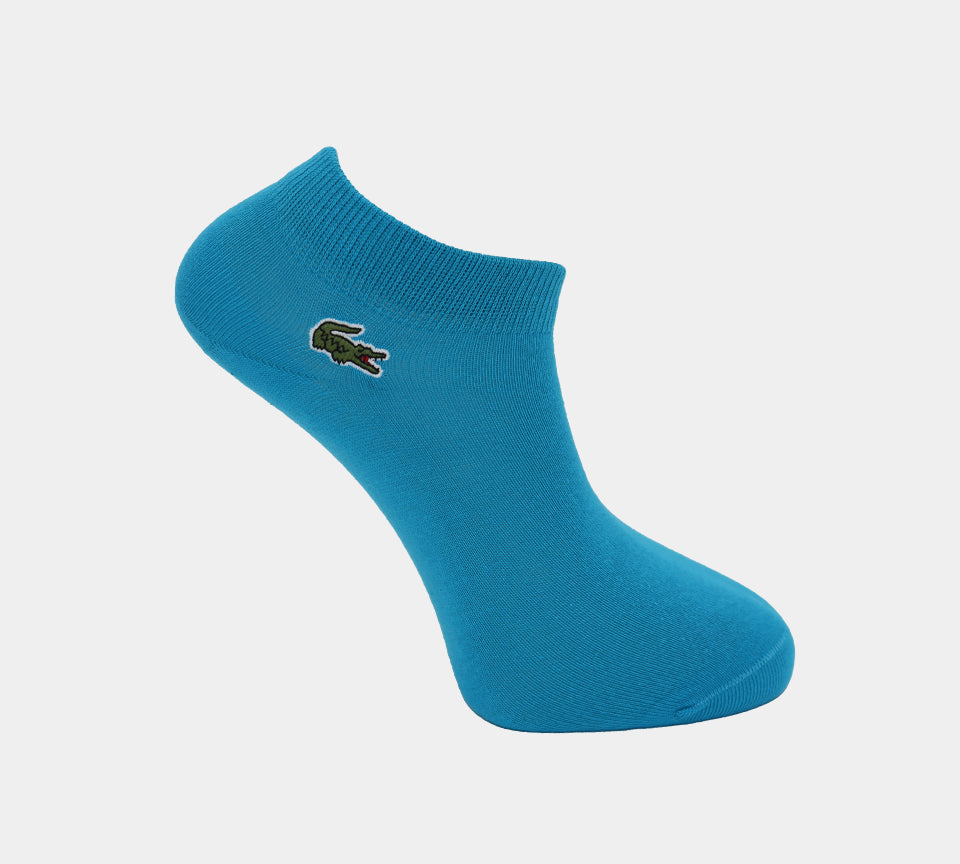 Lacoste 3-Pack Cotton Jersey Blend  RA1163 00 XLZ Socks Blue/Black/White UK 3.5-11