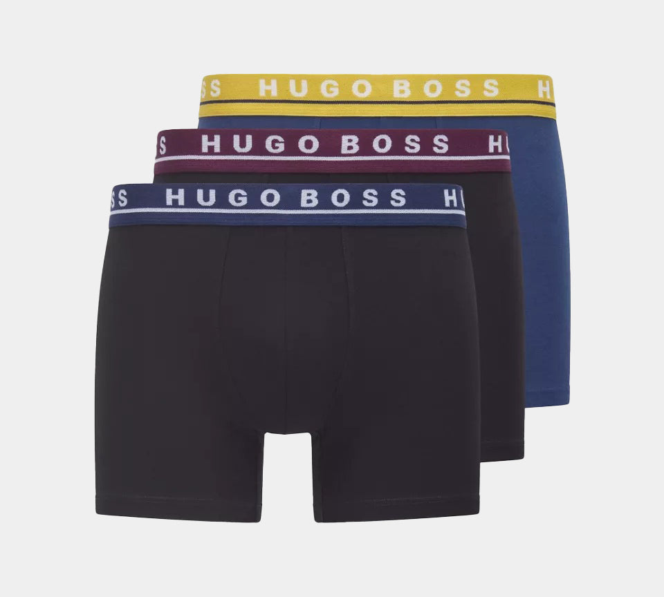 Hugo Boss 3-Pack Regular-Rise 50458544967 Cotton Boxer Briefs UK S-XXL