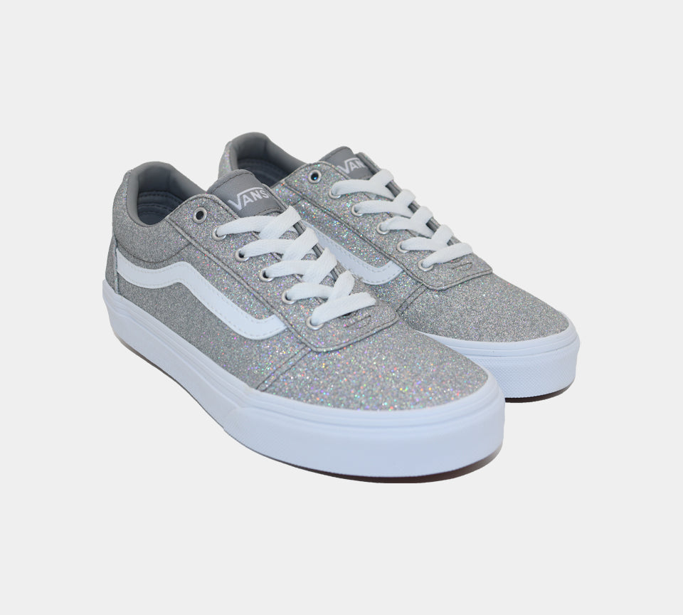 Vans silver glitter sneakers Clearance