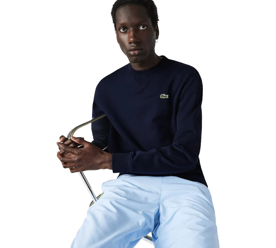 Navy blue store lacoste sweatshirt