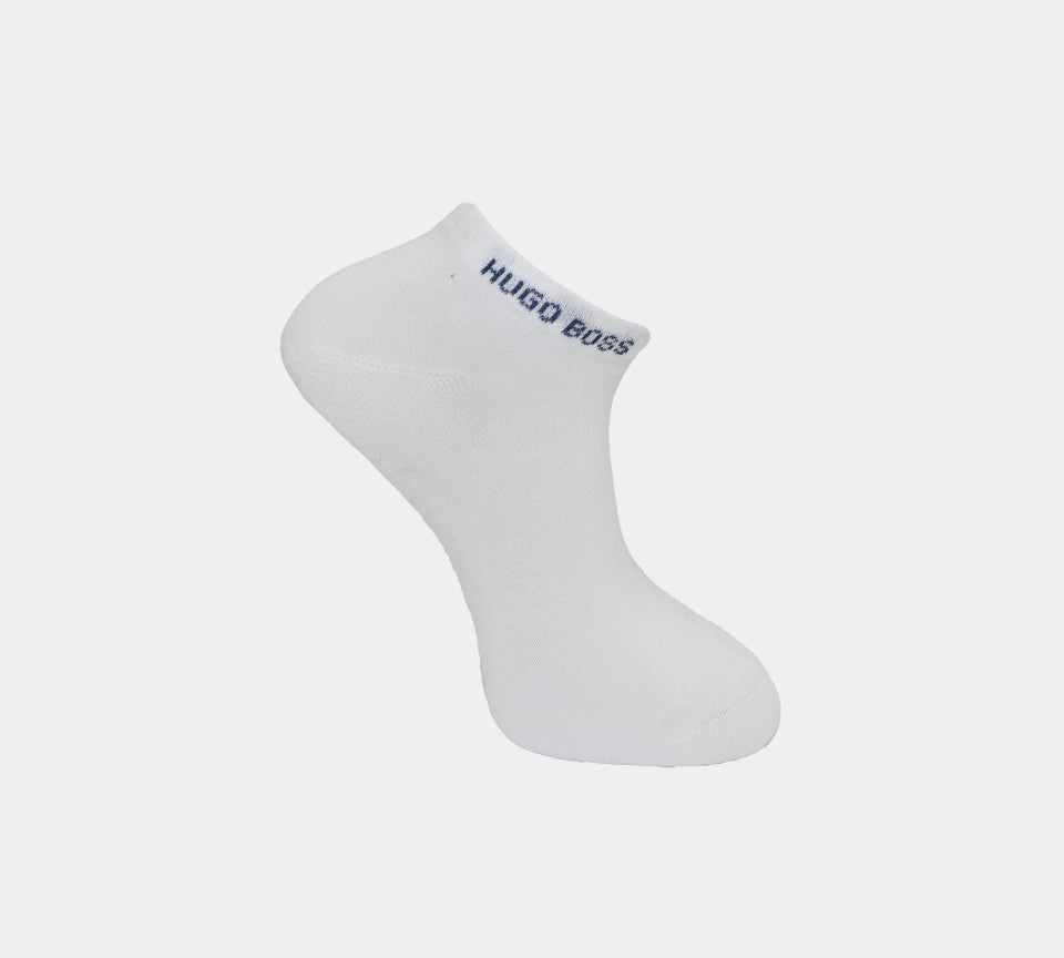 Hugo Boss Two-Pack Ankle 50428744104 Socks White/Navy UK 5.5-11