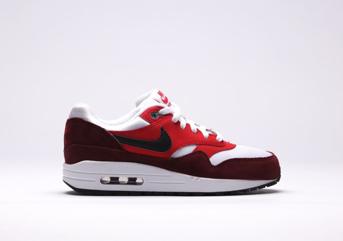 NIKE AIR MAX 1 (GS) PINK/WHITE/MAROON 555766 107