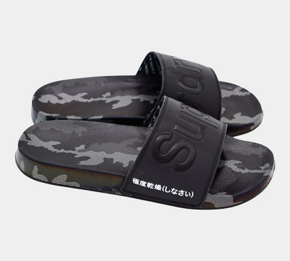 Superdry AOP Beach Slides MF3105STX2L Schwarz/Camouflage S-XL