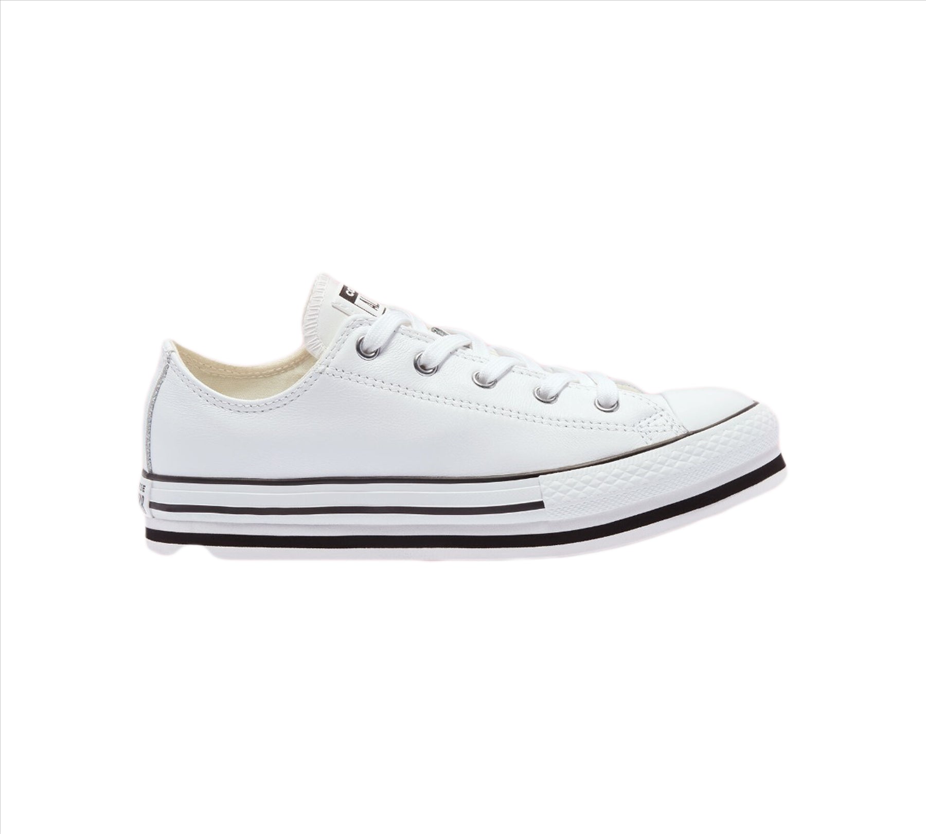 Junior all white leather converse Clearance