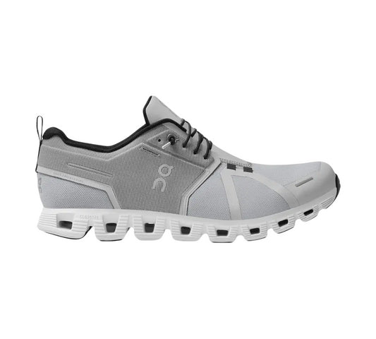 ON Cloud 5 Waterproof Synthetic Trainers Glacier White UK 9.5-11.5