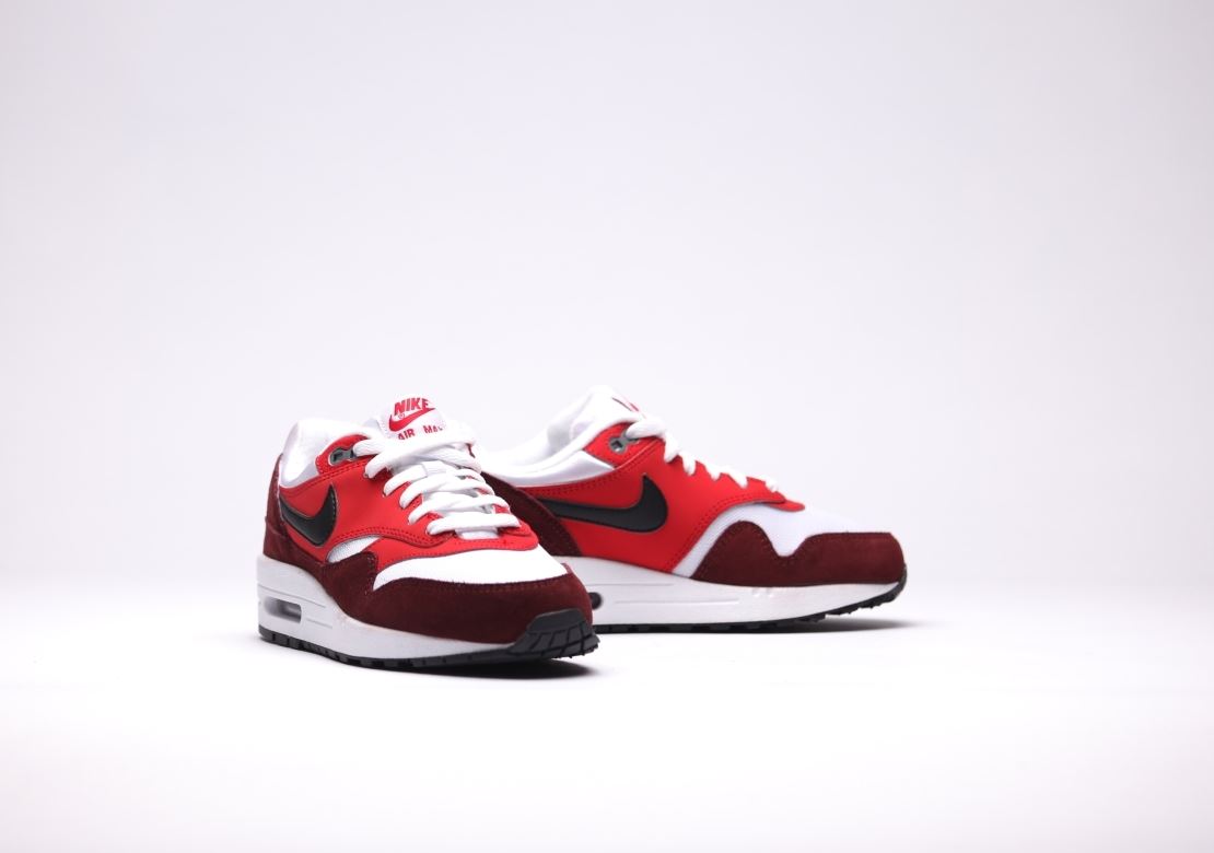 NIKE AIR MAX 1 (GS) PINK/WHITE/MAROON 555766 107