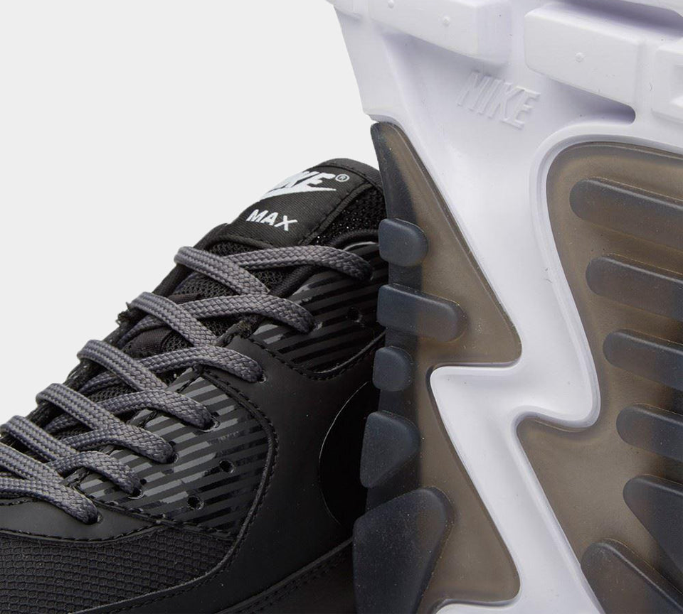 Nike Air Max 90 Ultra Essential 724981 007 Trainers Black/Dark Grey UK 4.5