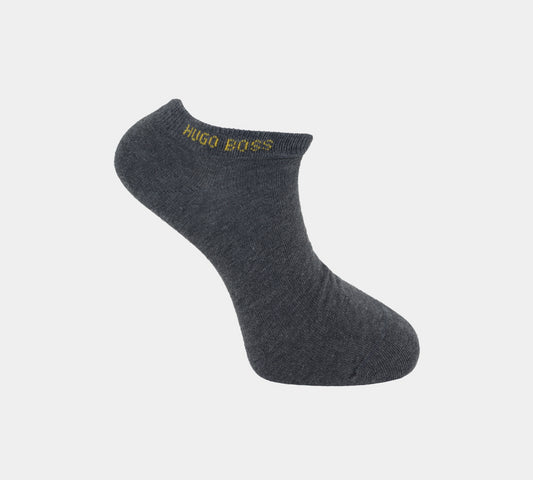 Hugo Boss 50428744 032 Ankle Socks- Grey/Yellow UK 5.5-8/8.5-11