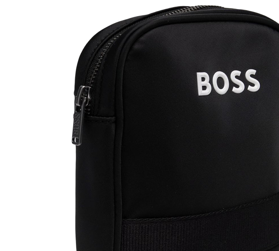 Hugo Boss Logo-Embossed Shoulder J2033709B Bag Black One Size