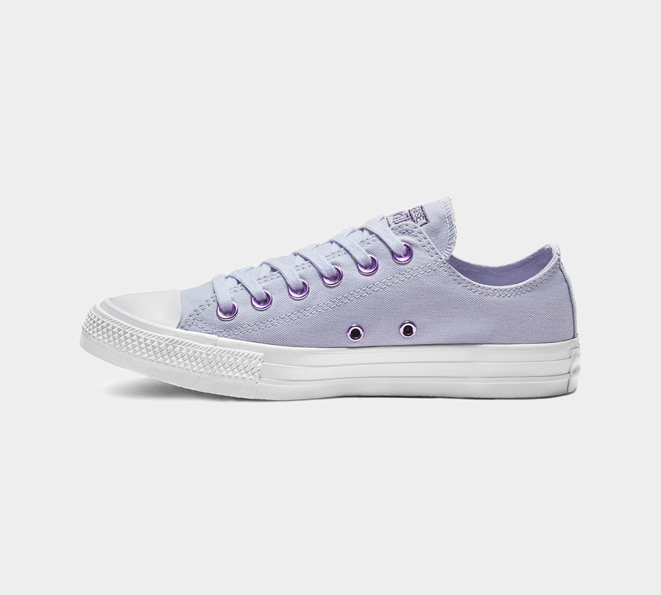 Converse CTAS OX 163284C Oxygène Violet/Lilas Délavé Femme UK 3-8 