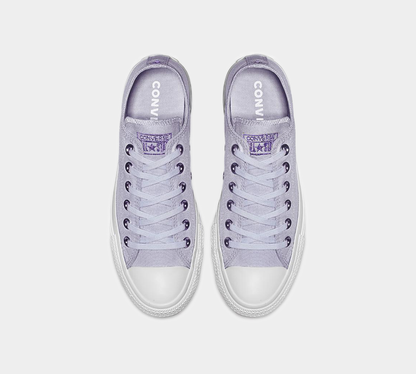 Converse CTAS OX 163284C Oxygène Violet/Lilas Délavé Femme UK 3-8 