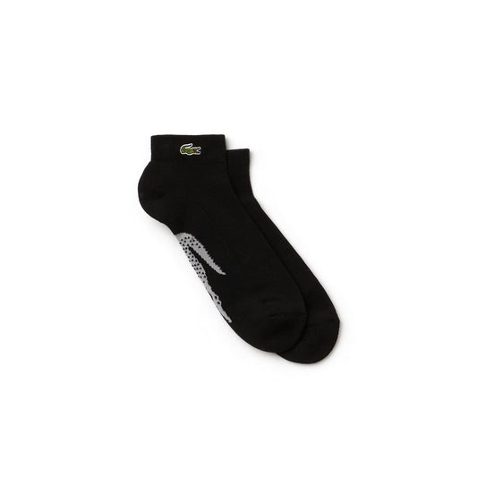 Lacoste (RA9770 00 SNP 4) High Quilaty Ankle Sport Socks 100% Authentic - Black